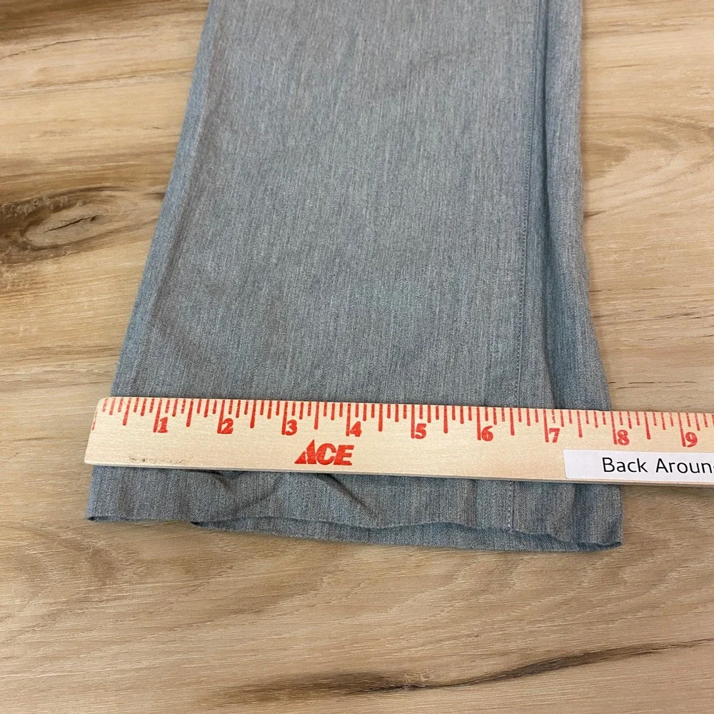 Banana Republic Kentfield Pants Mens 35 x 30 Gray Cotton Blend Casual Straight